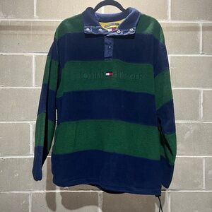 Vintage Striped Fleece Tommy Hilfiger Pullover
